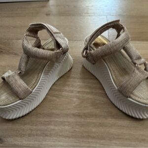Sam Edelman Tan Espadrille Sandals